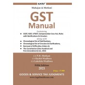 GSTJ's GST Manual 2021 Pocket by CA. P. H. Motlani & CA. Lakshita Wadhwa, CA. Rachit Wadhwa